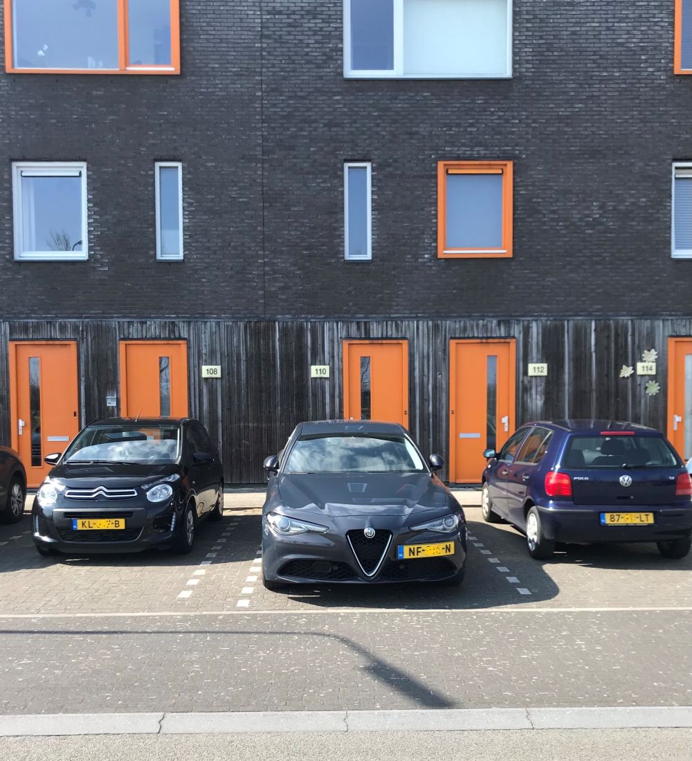 Parkeren voor de woning